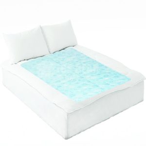 ICE-CM09-02   Snowflakes1  Cooling Mat for bed