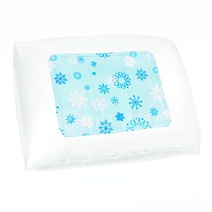 ICE-CM02-02   Snowflakes1  Cooling Pillow Mat