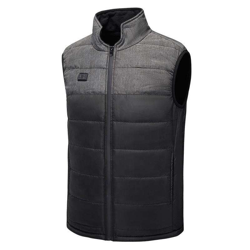 OEM USB Power Heated Vest with Custoting Zones Unisex Heated Waistcoat Rechargeable Heated Jacket Vest