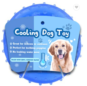 Fun Pet Teether TPR Frozen Ice Chewing Ring