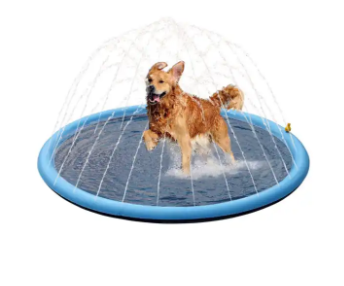 Pet Spray Mat Non-slip PVC Inflatable Outdoor Splash Pad