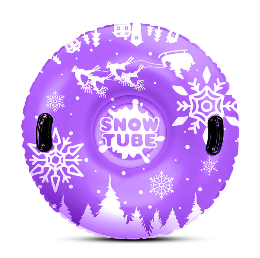 ICE-ST02   Snow Tubes, Inflatable Snow Sled for Kids & Adults